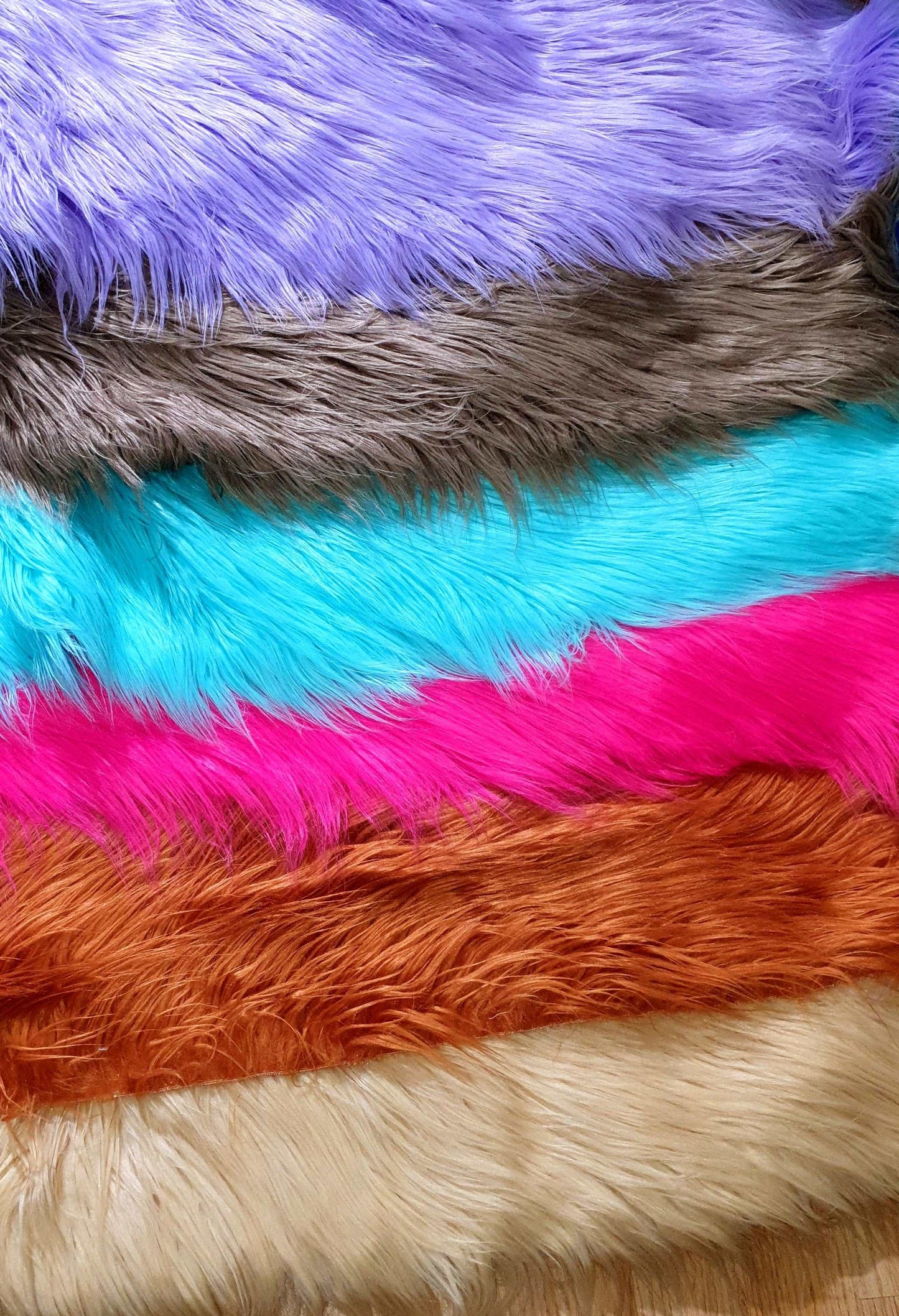 Buy 2 Get 1 Free - Luxury Faux Fur Wig Fabrics - EN71-3:2019+A1:2021; REACH XVII; ANNEX II APPENDIX C certified